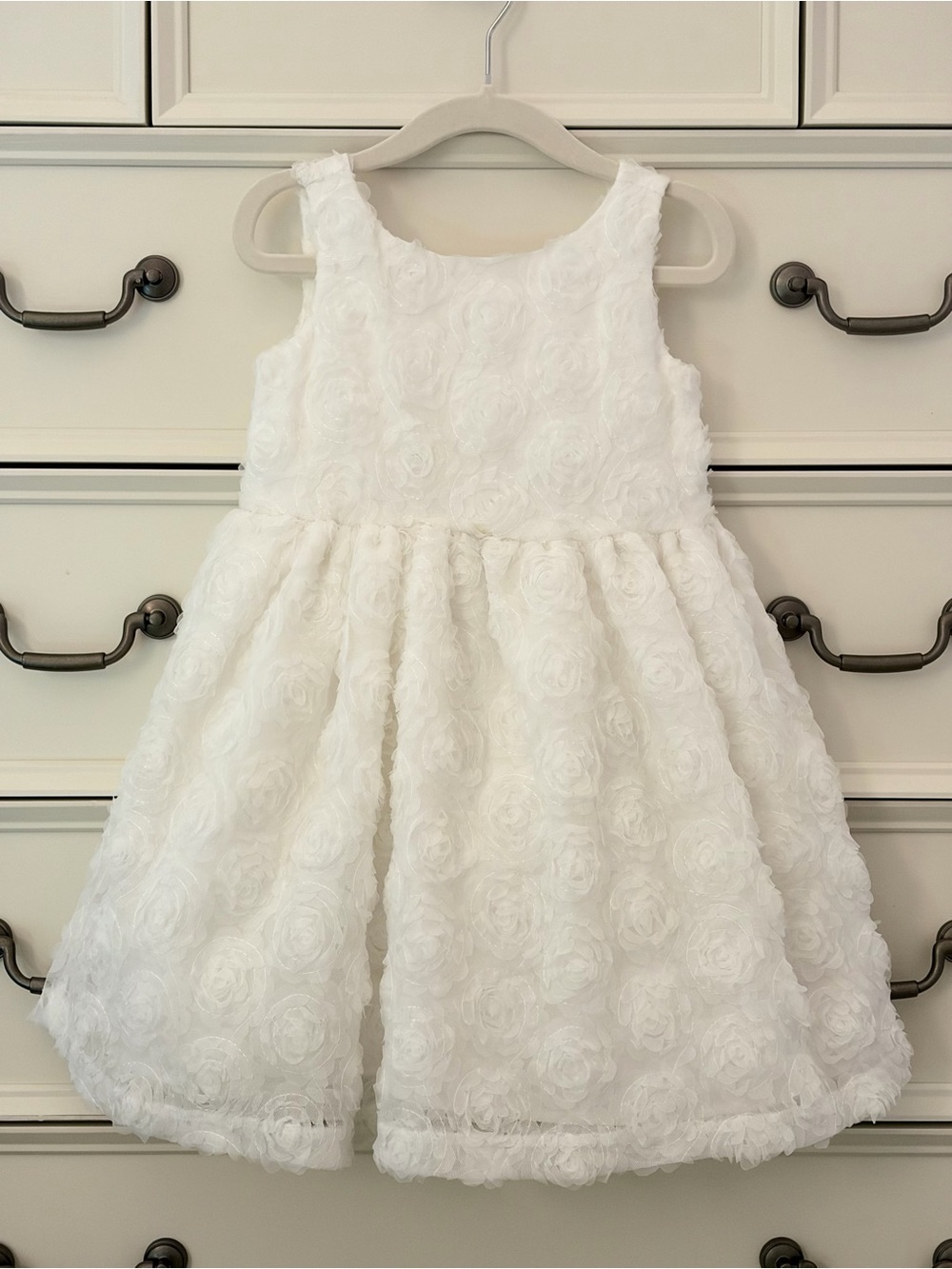 EUC Janie and Jack Special Occasion Rosette Dress Size 2T
